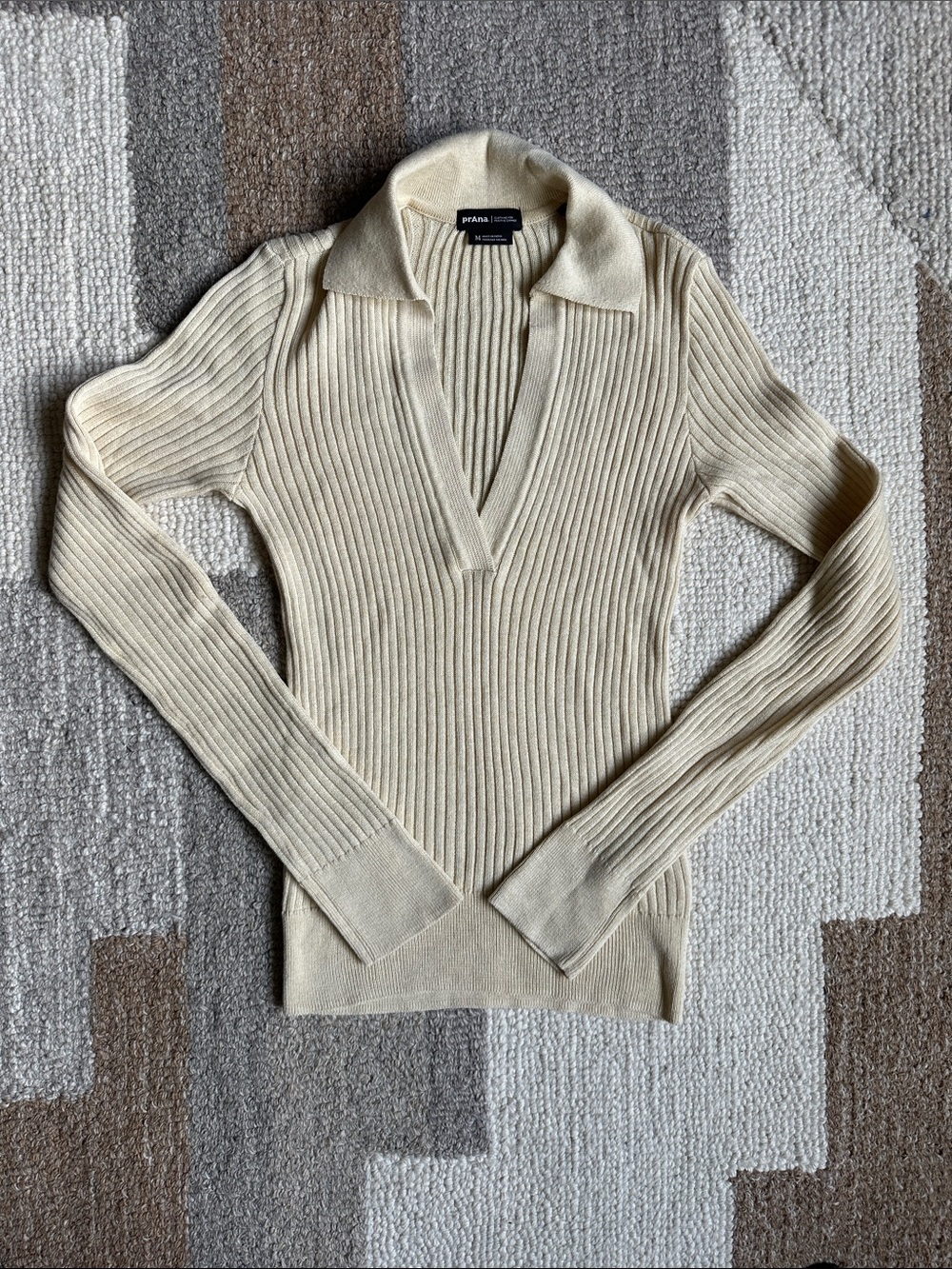 Prana Ribbed Polo